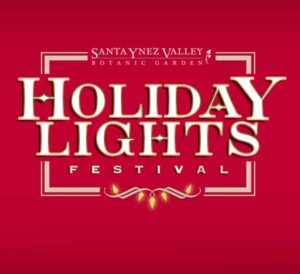 santa ynez valley botanical-gardens-holiday-lights