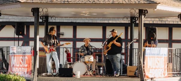 Summer music in Solvang Park