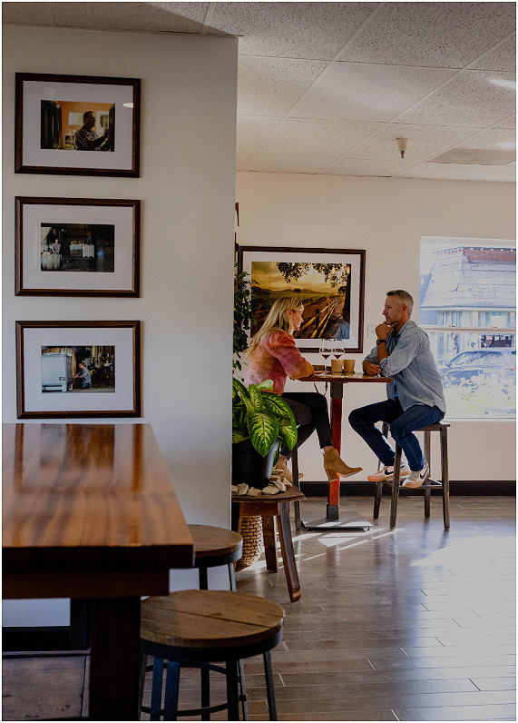 Wine tasting at Dragonette Cellars in Los Olivos