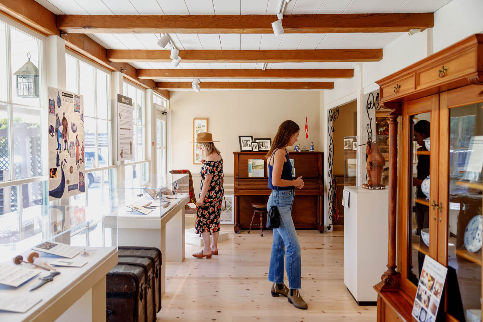 Museum browsing in Santa Ynez Valley
