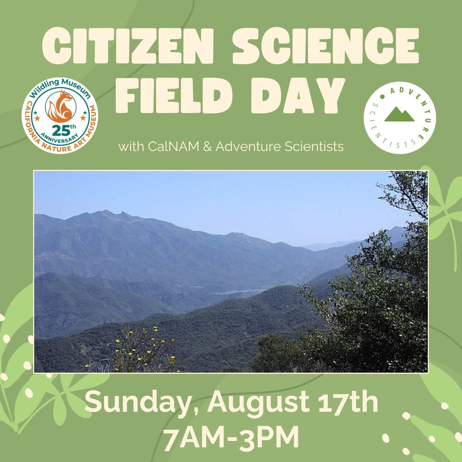 Citizen Science Field Day with California Nature & Art Museum