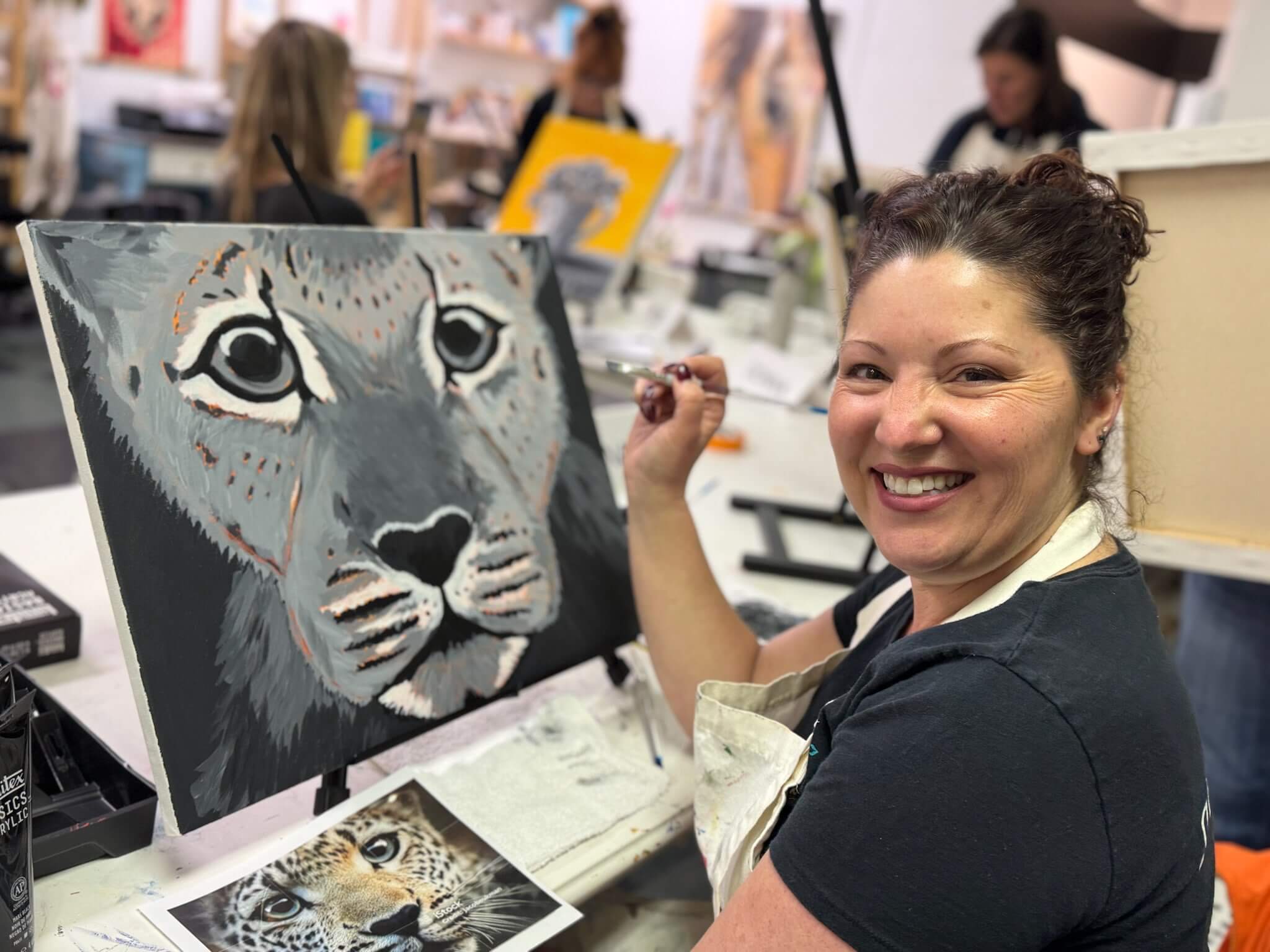 6-Week Adult Intermediate Acrylic Course