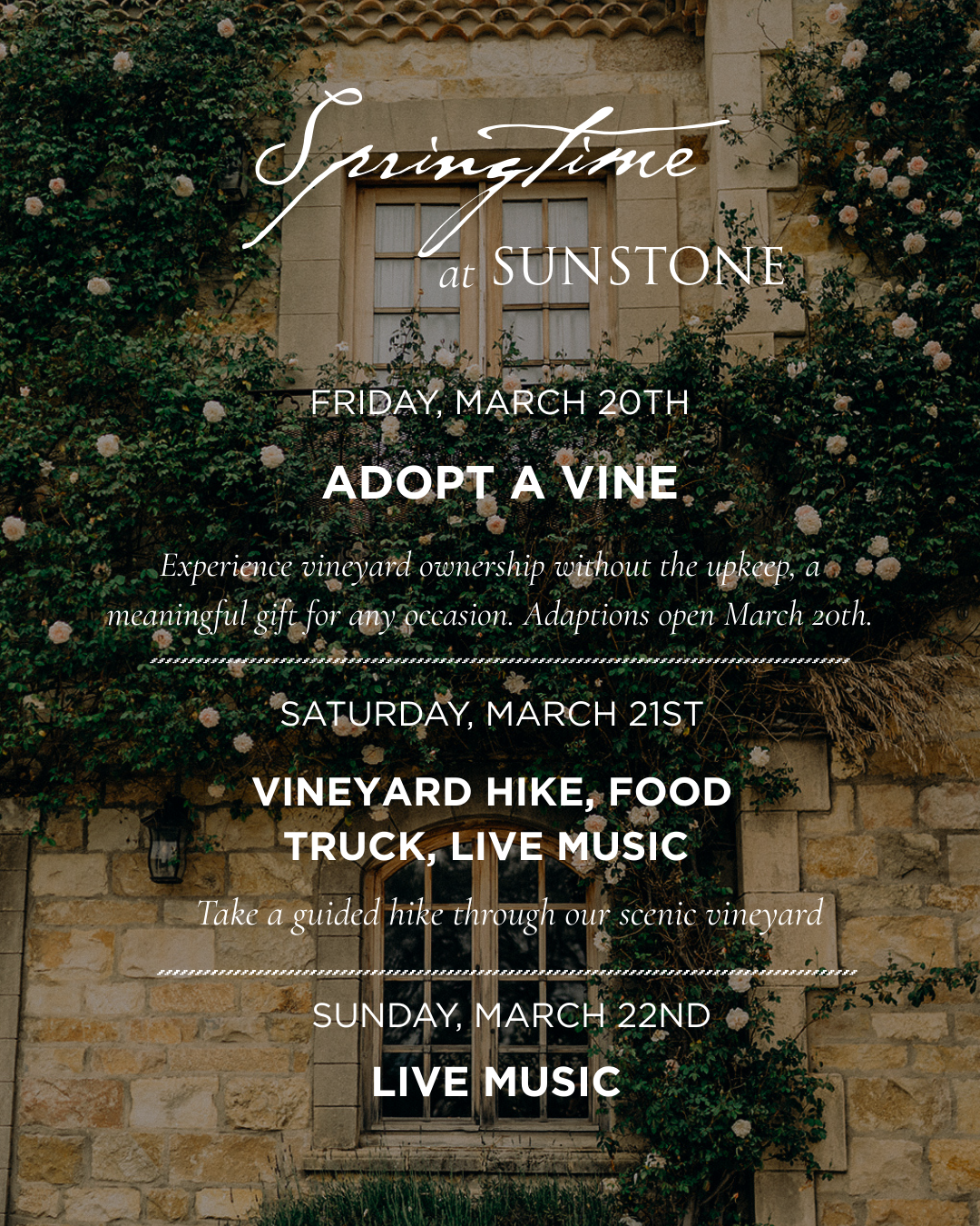 Springtime at Sunstone