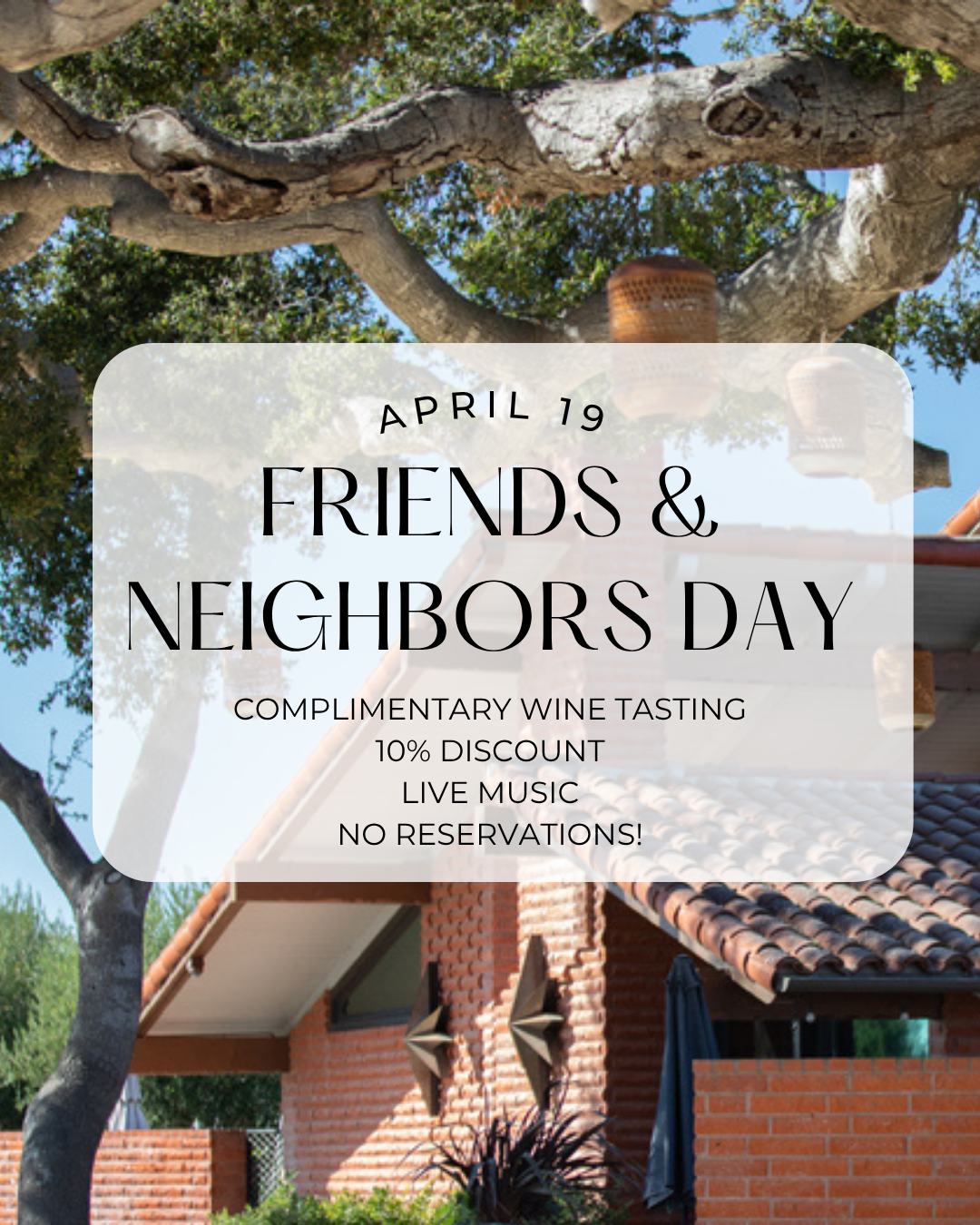 Brick Barn Wine Estate Friends & Neighbors Day