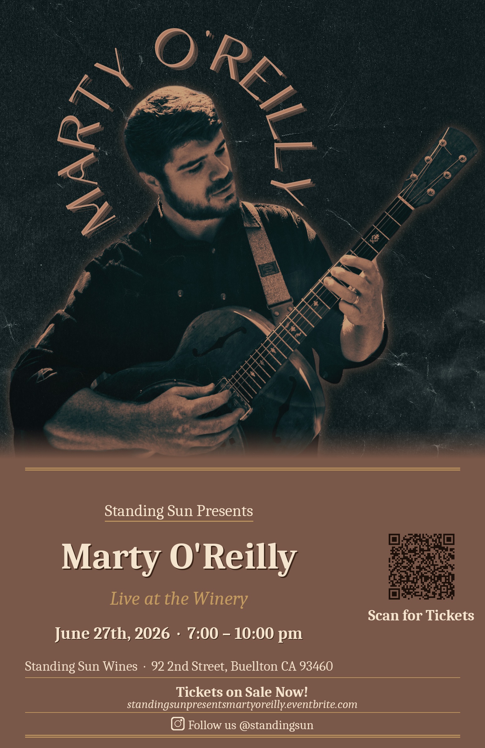Standing Sun Presents: Marty O'Reilly
