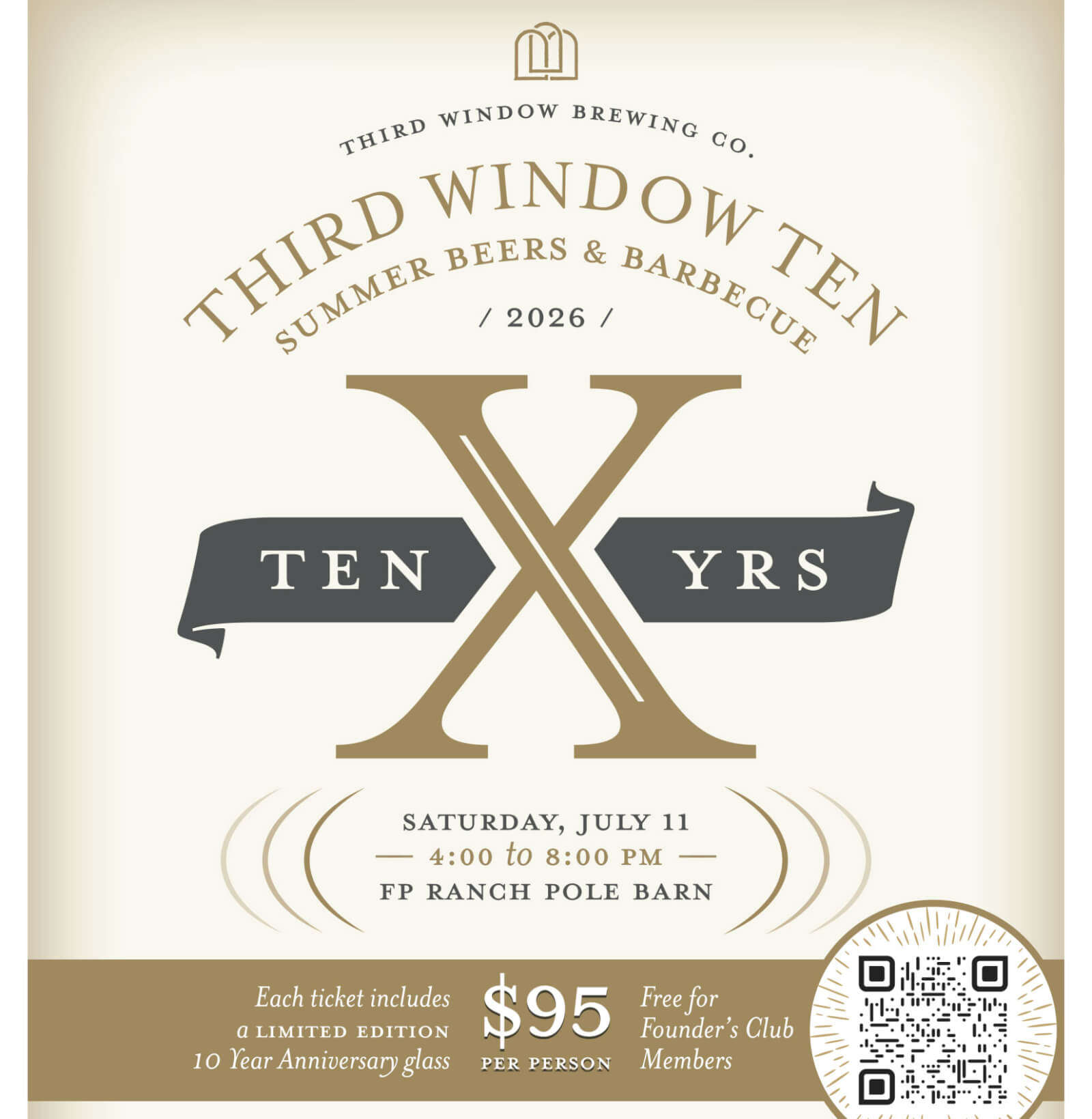 Third Window Ten - Summer Beers & BBQ