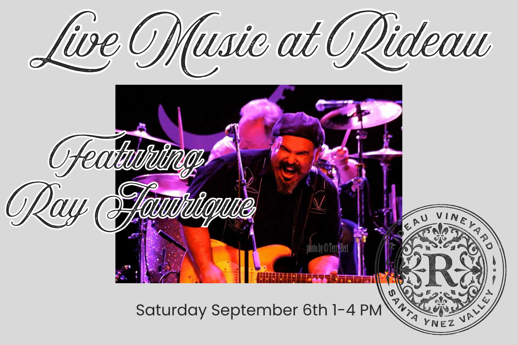 Live Music at Rideau Featuring: Ray Jaurique