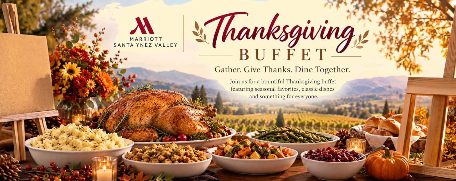 Thanksgiving Buffet at the SYV Marriott